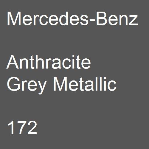 Mercedes-Benz, Anthracite Grey Metallic, 172.